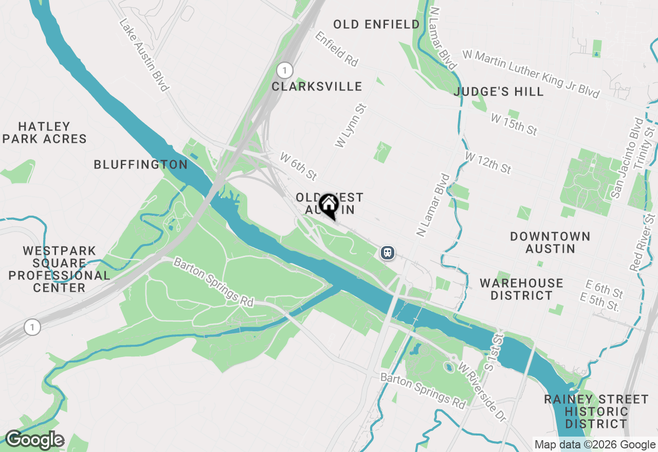 Map of 300 Pressler St #212, Austin, TX 78703