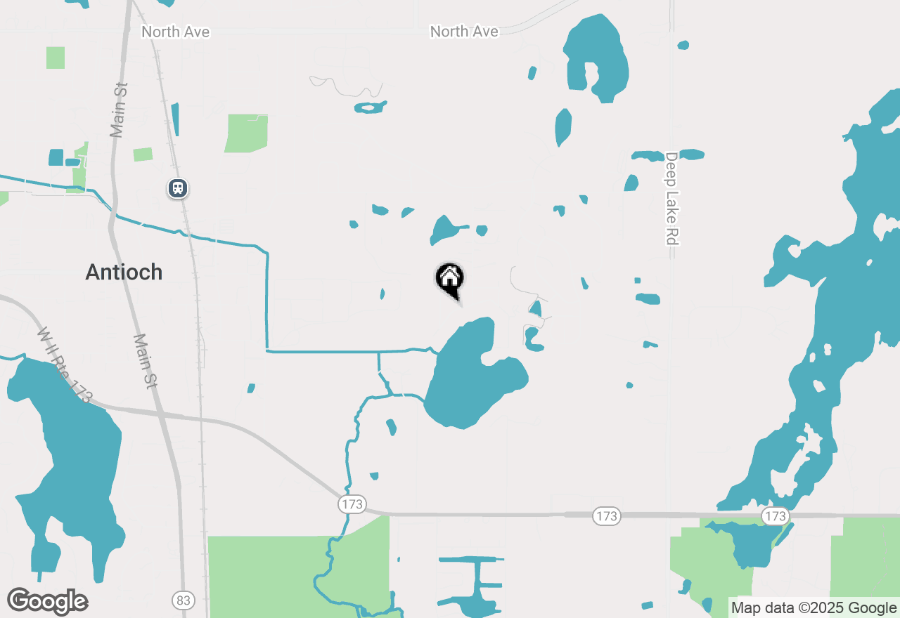 Map of 22678 W Silver Lake Avenue, Antioch, IL 60002