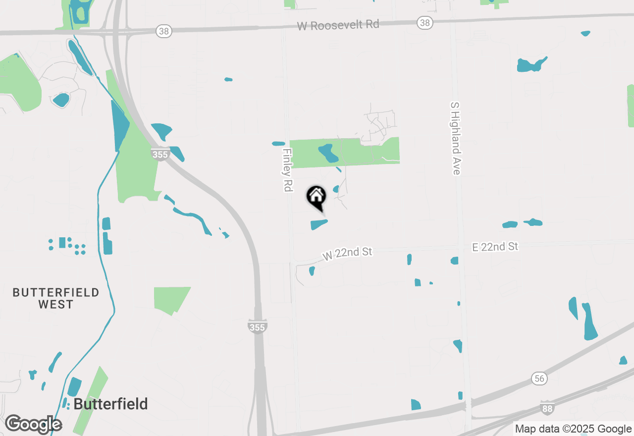 Map of 2015 S Finley Road #207, Lombard, IL 60148