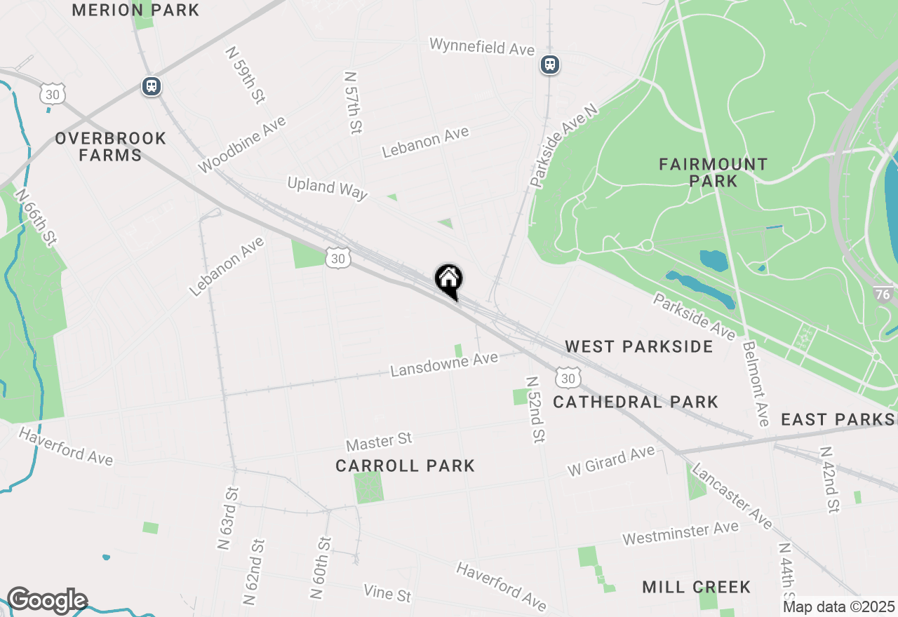 Map of 5432 Lancaster Avenue, Philadelphia, PA 19131