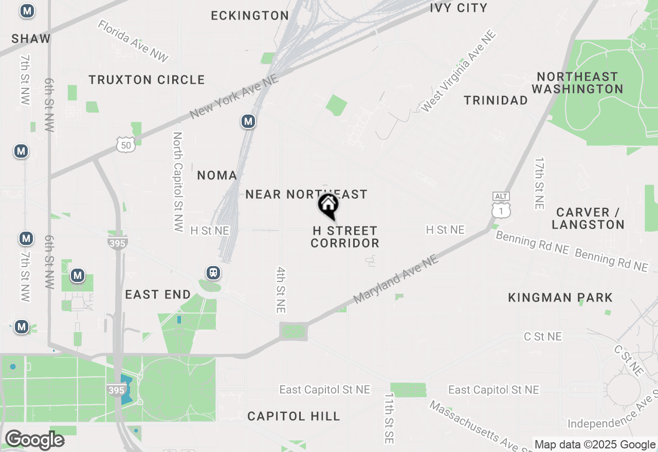Map of 646 H Street Ne #305, Washington, DC 20002