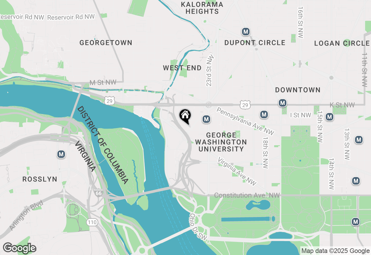 Map of 800 25th Street Nw #502, Washington, DC 20037