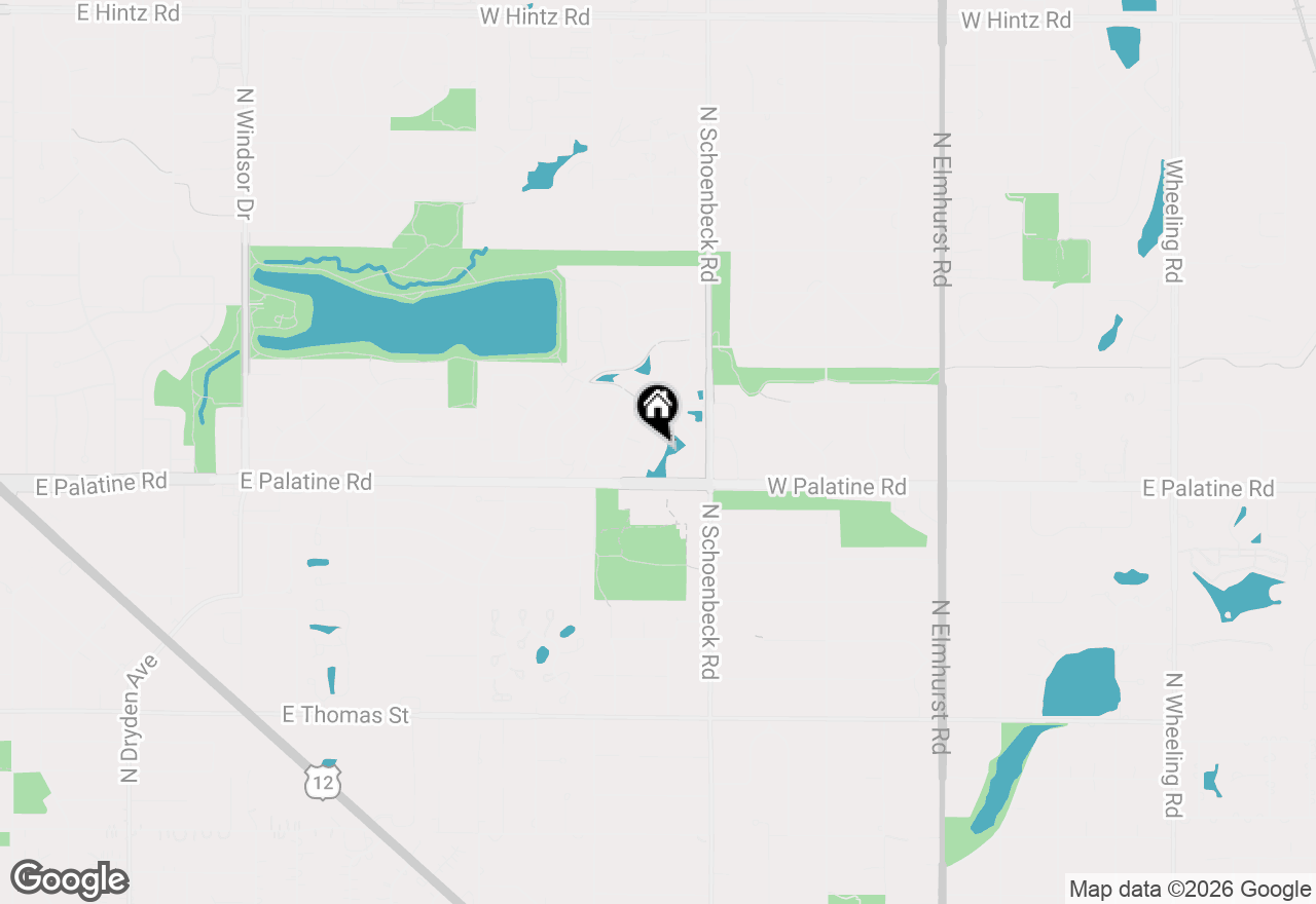 Map of 1953 N Coldspring Road, Arlington Heights, IL 60004