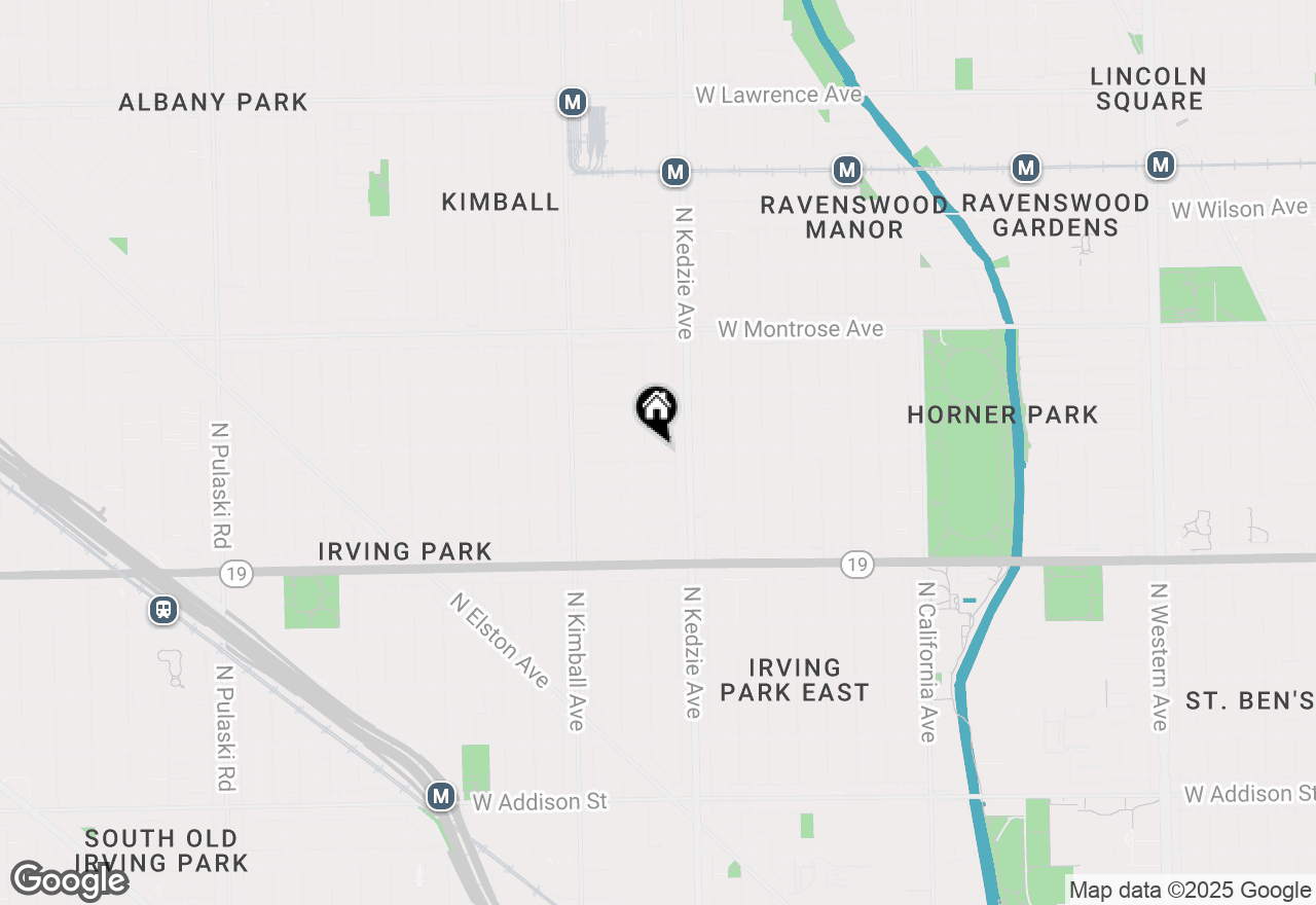 Map of 3233 W Berteau Avenue, Chicago, IL 60618