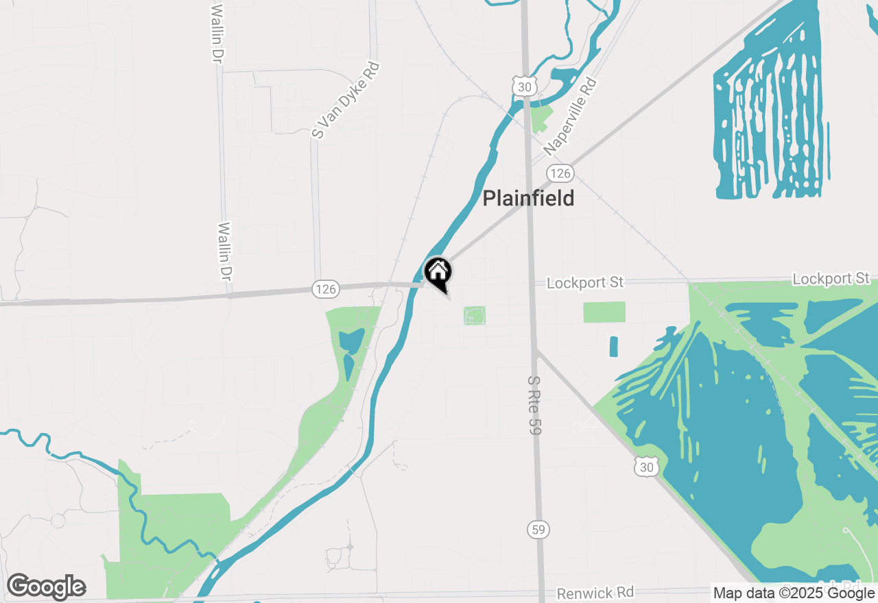 Map of 15115 S James Street, Plainfield, IL 60544