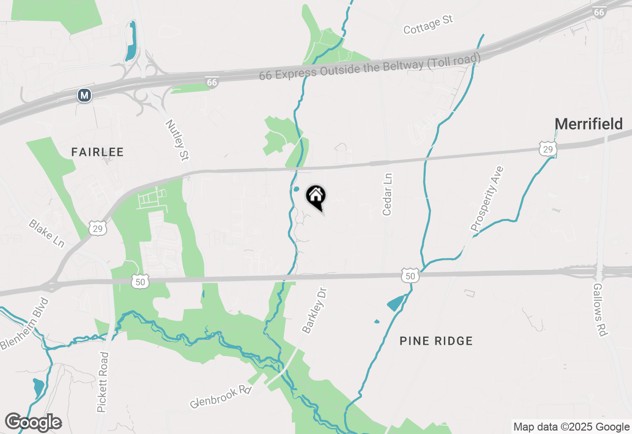 Map of 3005 Rose Arbor Court, Fairfax, VA 22031
