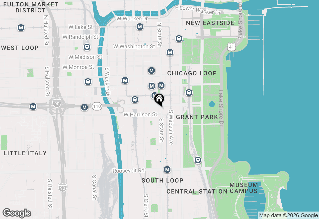 Map of 520 S State Street #705, Chicago, IL 60605