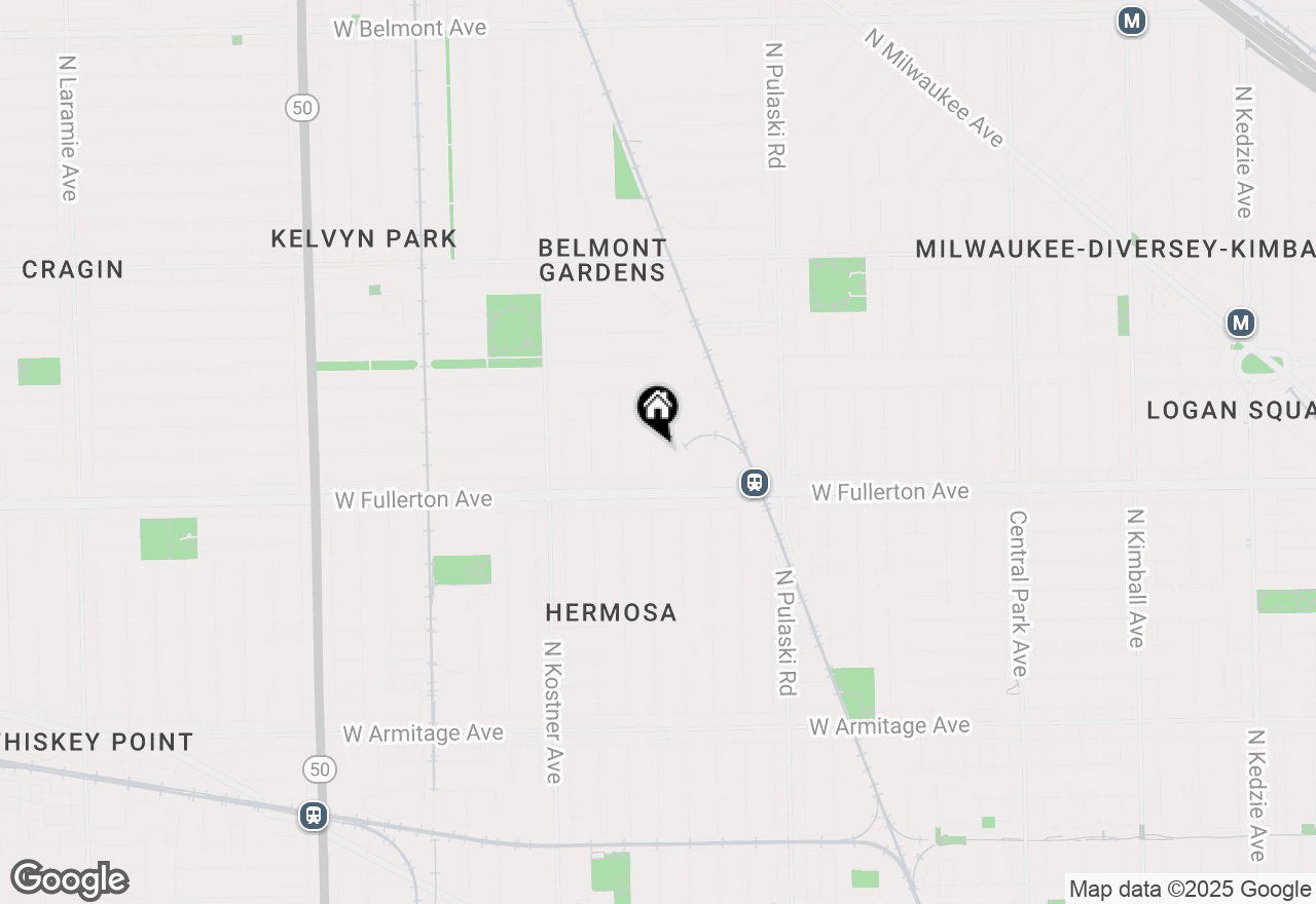 Map of 2442 N Keeler Avenue, Chicago, IL 60639