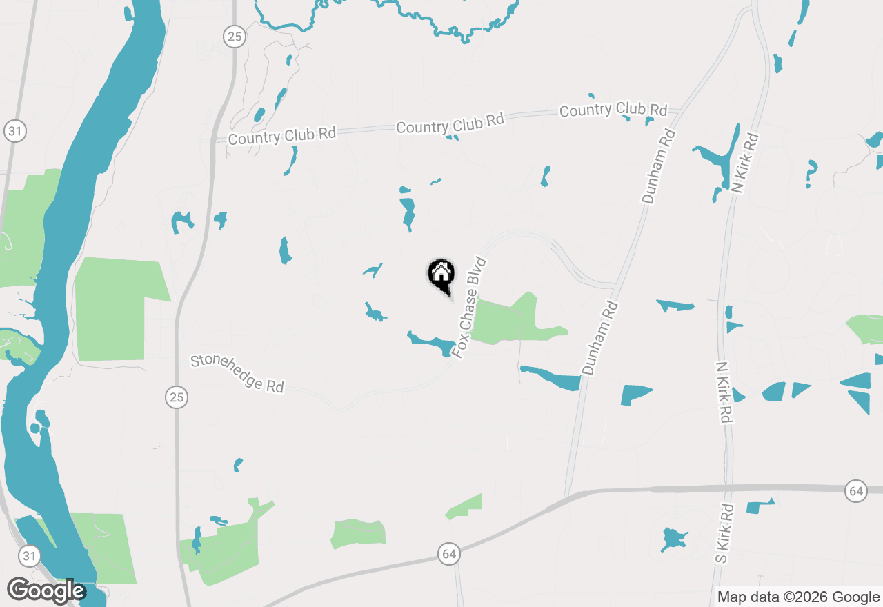 Map of 1309 Hawkins Court, St. Charles, IL 60174