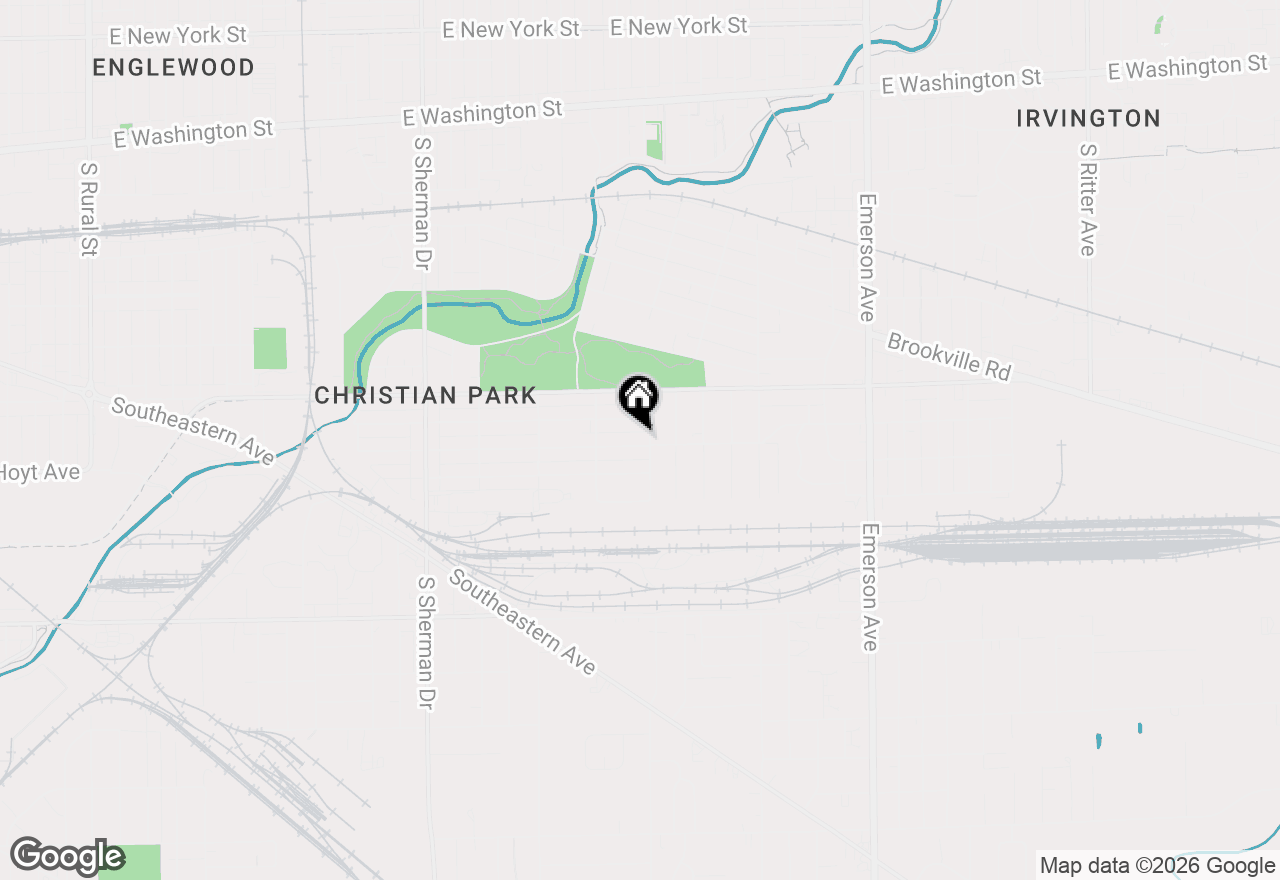 Map of 4352 Fletcher Avenue, Indianapolis, IN 46203