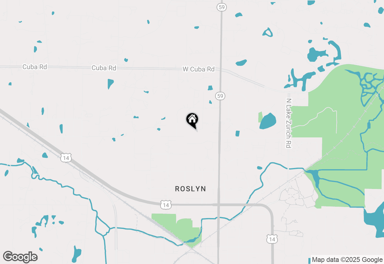 Map of 25960 W Hippler Road, Barrington, IL 60010