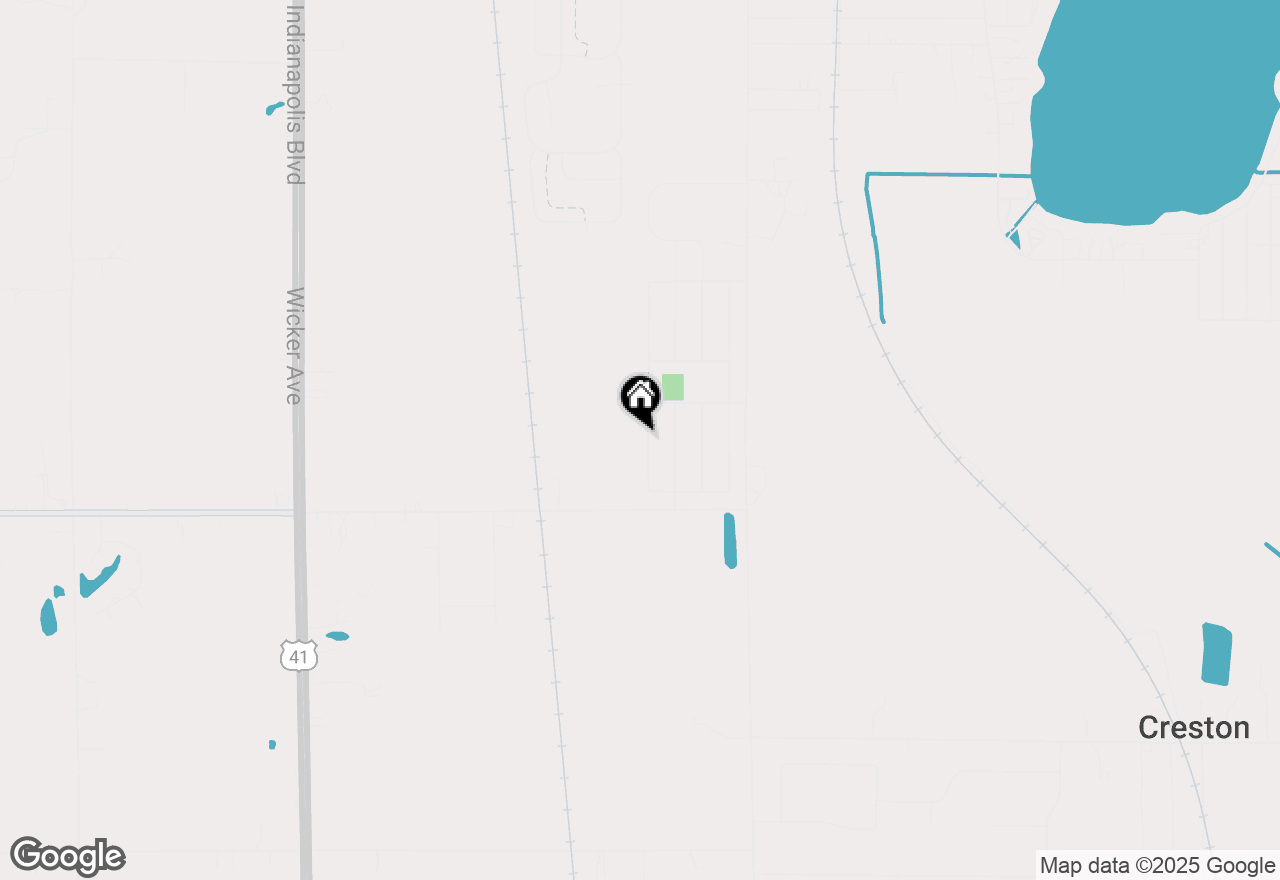 Map of 14938 A Carey Street, Cedar Lake, IN 46303
