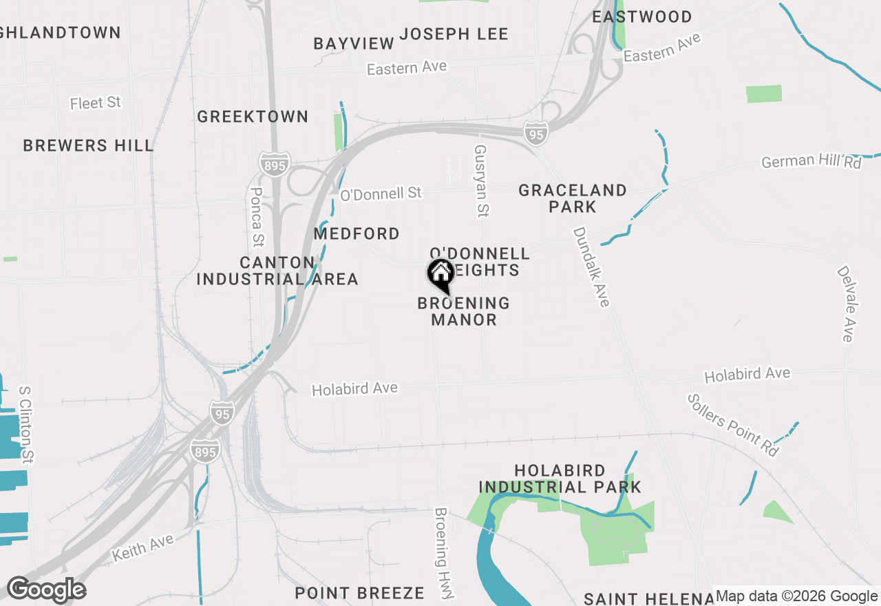 Map of 6113 Cardiff Avenue, Baltimore, MD 21224