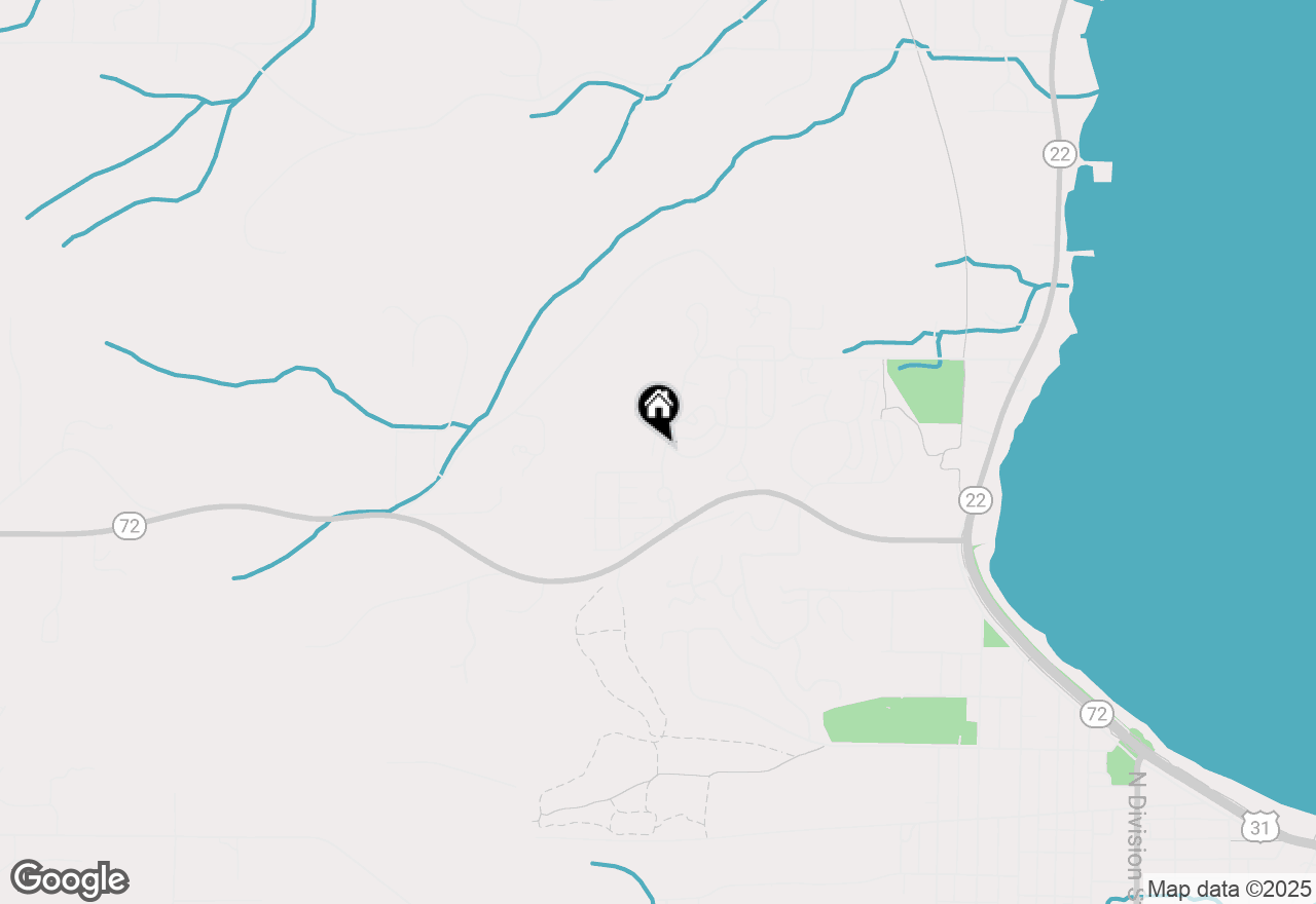 Map of 10889 Pine Bluff Drive, Traverse City, MI 49684