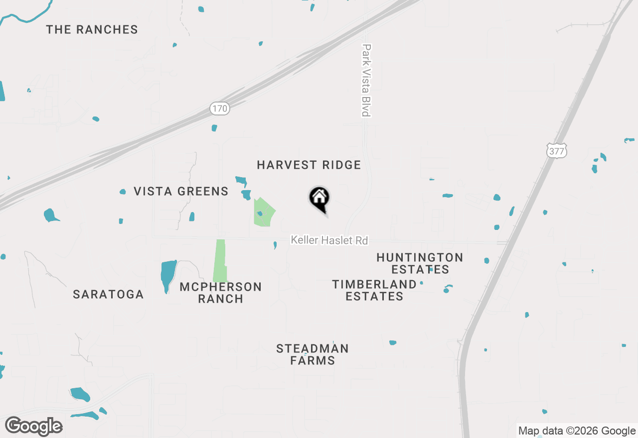Map of 4300 Latigo Circle, Fort Worth, TX 76244