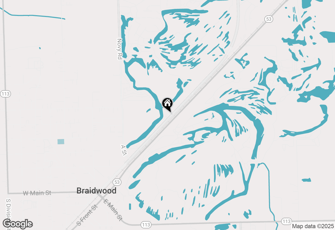 Map of 106 N Harbor Landing, Braidwood, IL 60408