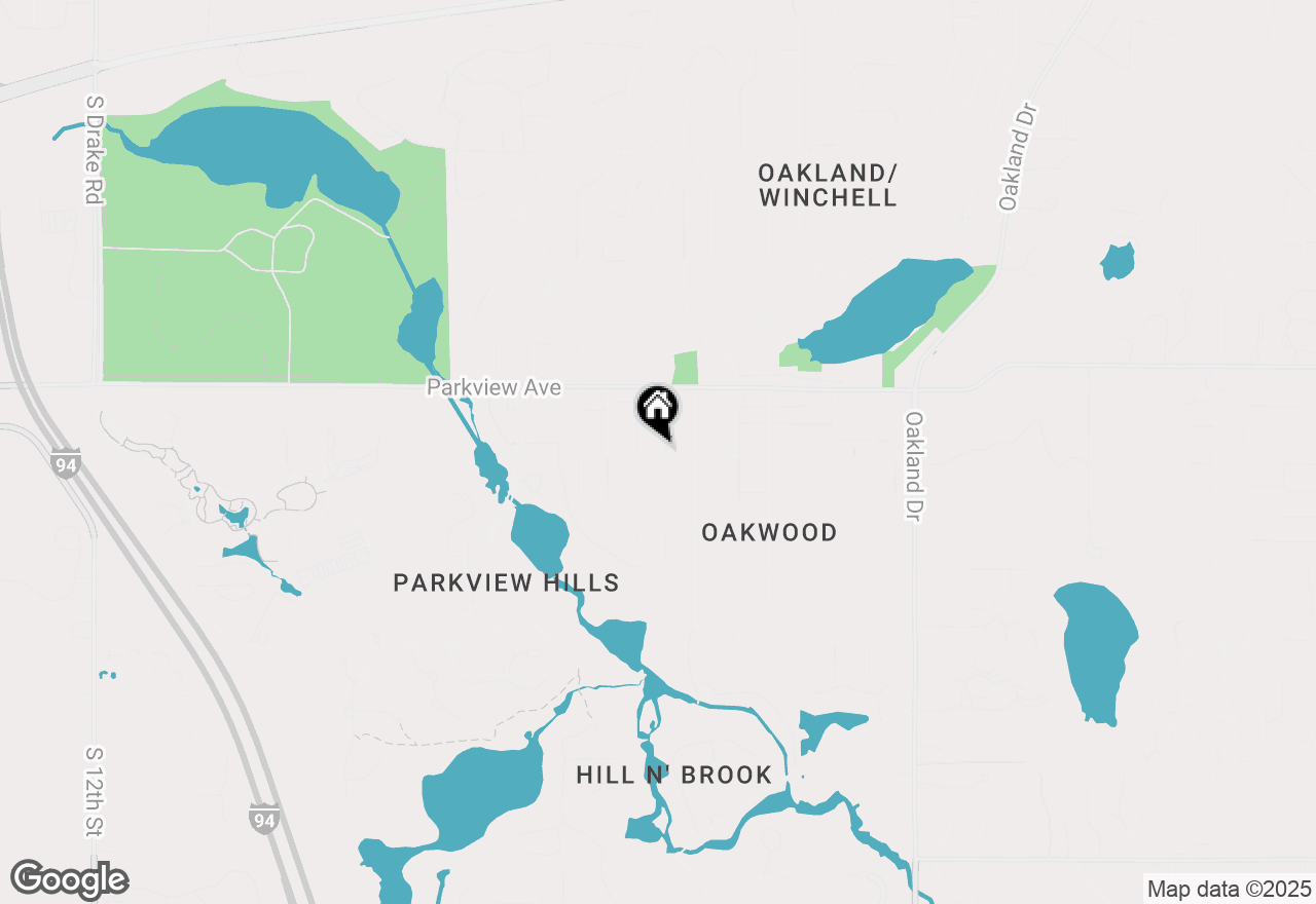 Map of 2814 Amherst Avenue, Kalamazoo, MI 49008