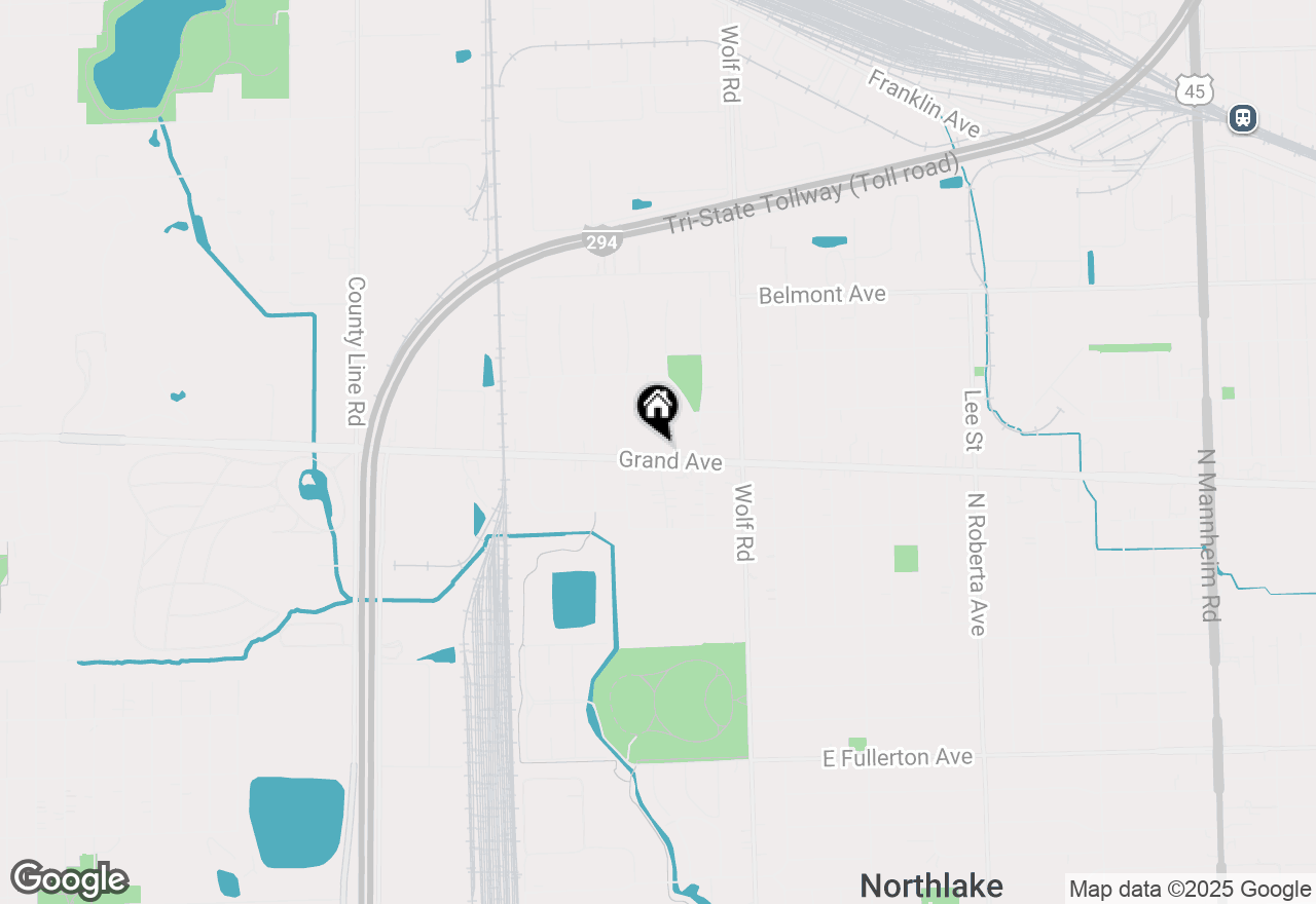 Map of 11324 W Grand Avenue, Melrose Park, IL 60164