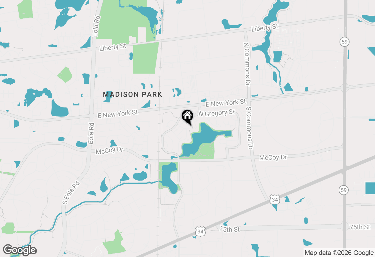 Map of 308 Sandpebble Lane #229, Aurora, IL 60504