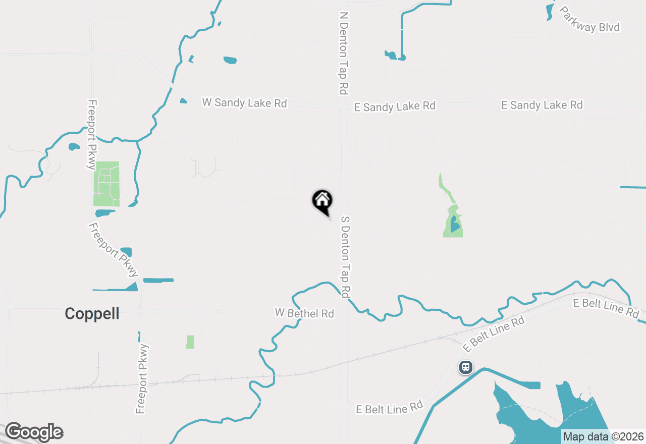 Map of 341 Devon Drive, Coppell, TX 75019