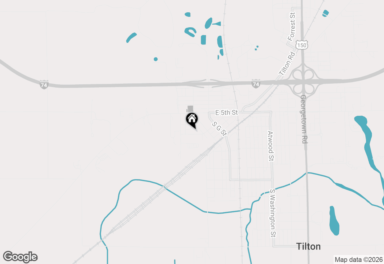 Map of 221 W 7th Street, Tilton, IL 61833
