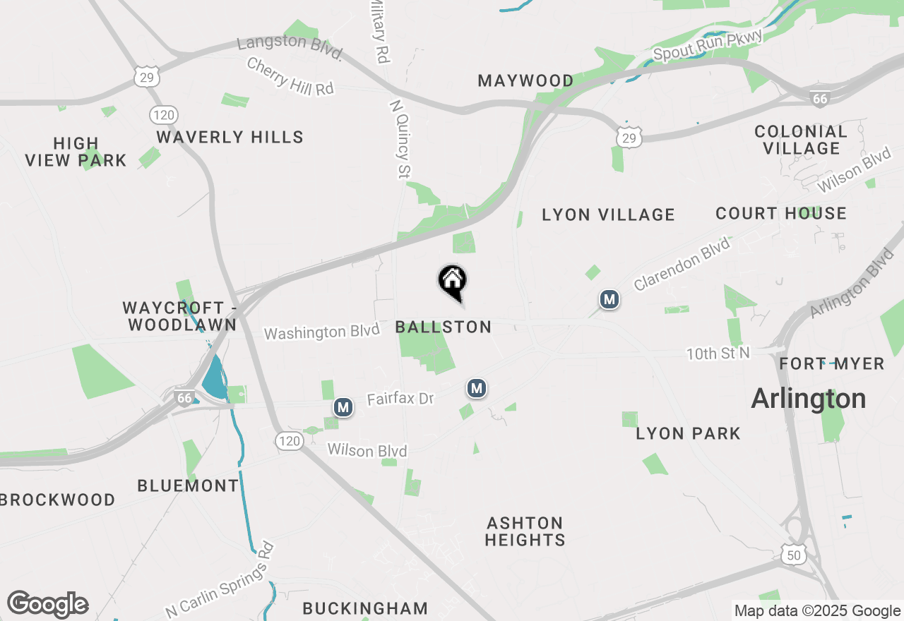 Map of 3515 Washington Boulevard #415, Arlington, VA 22201