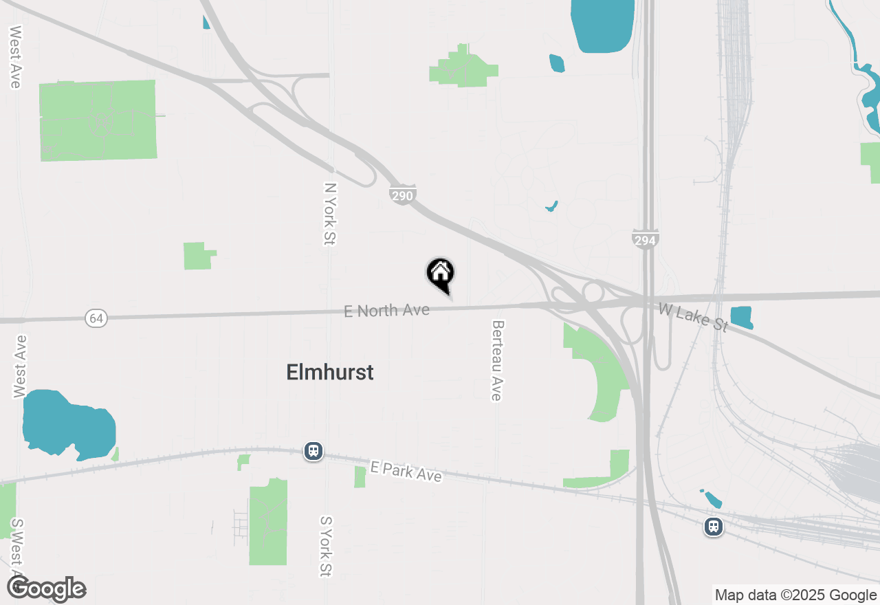 Map of 247 E North Avenue #2, Elmhurst, IL 60126