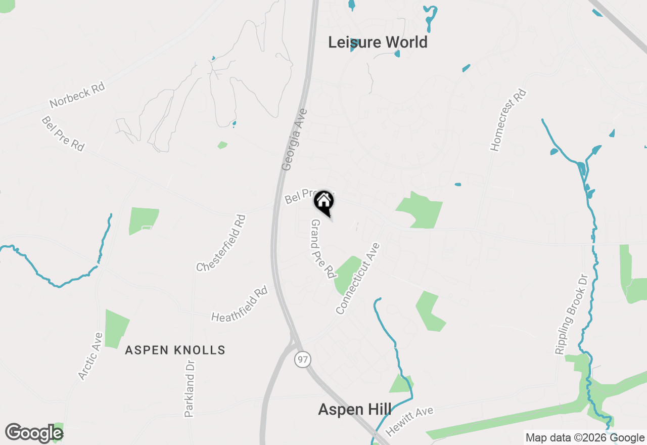 Map of 3842 Bel Pre Road #12, Silver Spring, MD 20906