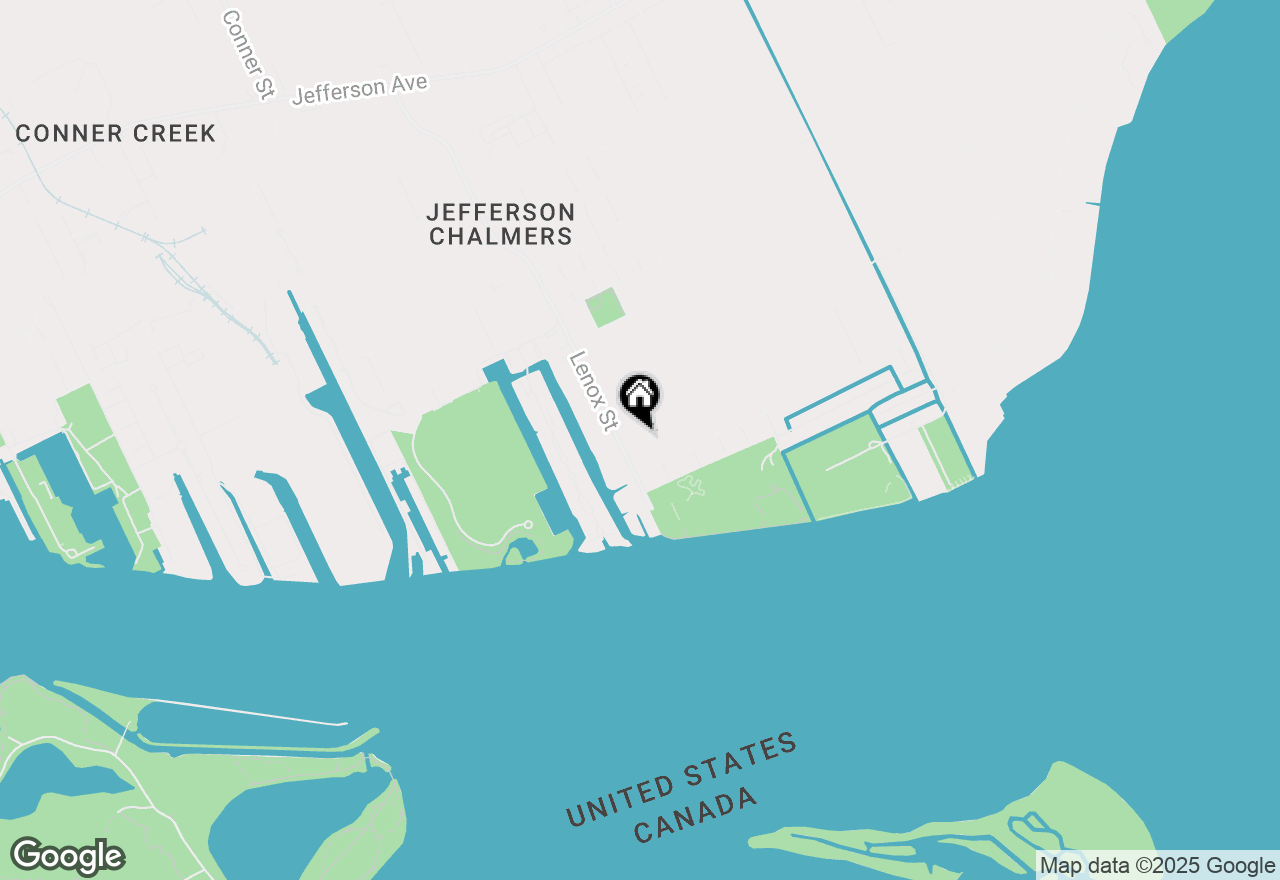 Map of 233 Riverside Drive, Detroit, MI 48215