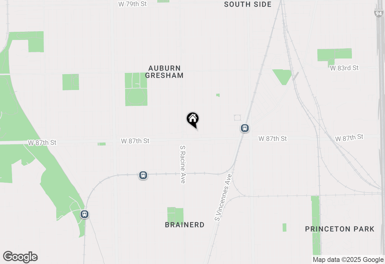 Map of (Address confidential), Chicago, Illinois 60620