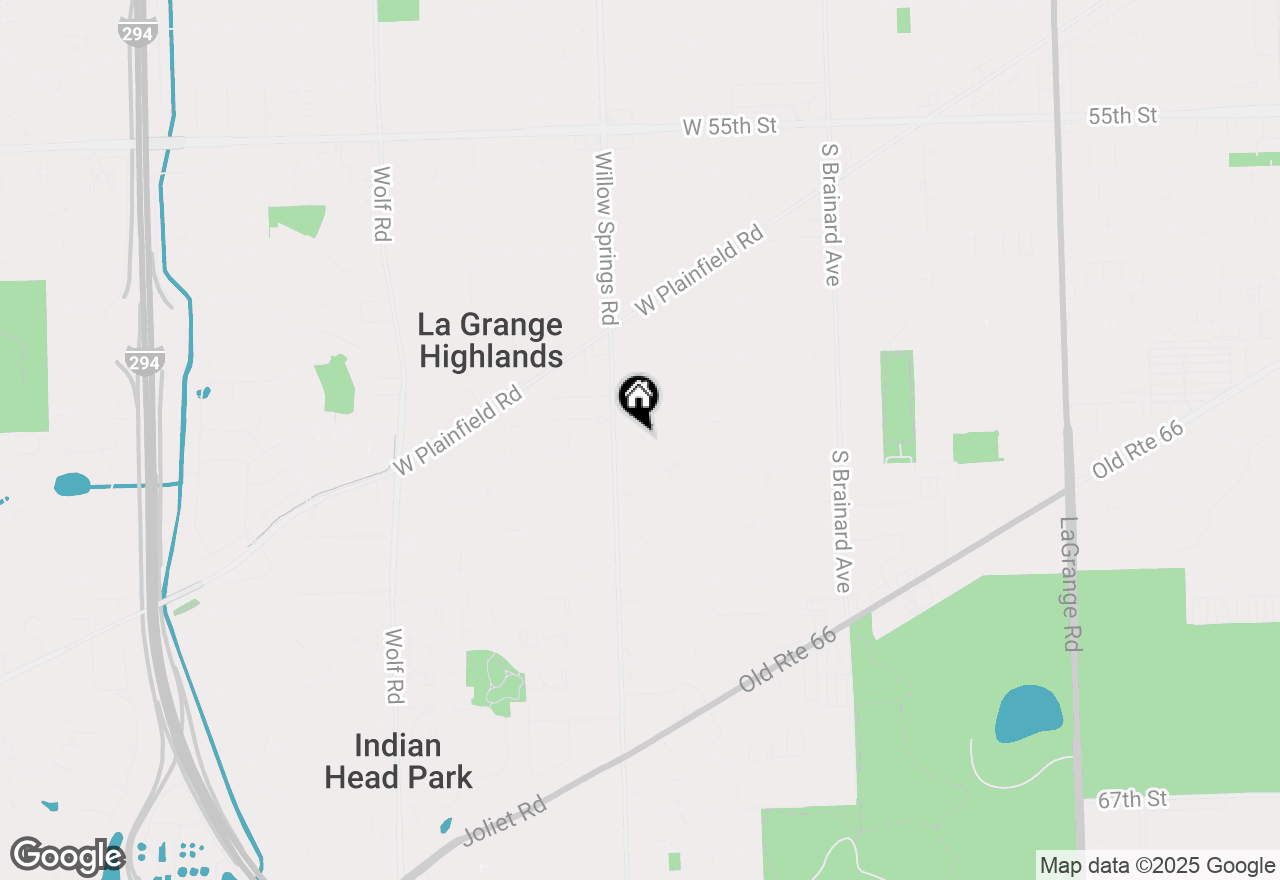 Map of 6022 S Peck Avenue, La Grange Highlands, IL 60525
