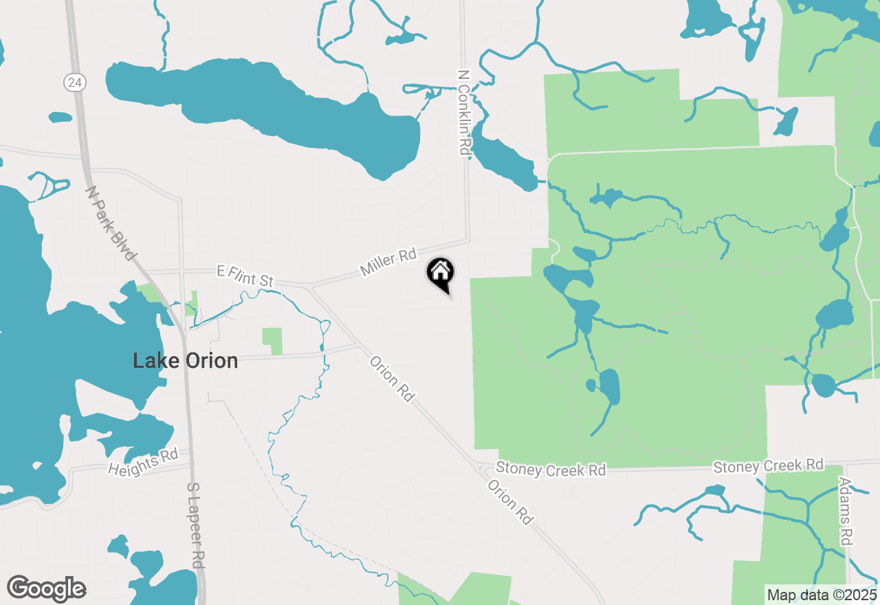 Map of 1110 Ferguson Street, Lake Orion, MI 48362