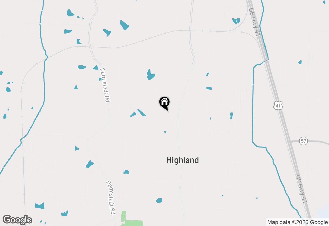 Map of 8207 Pine Creek Drive, Evansville, IN 47710