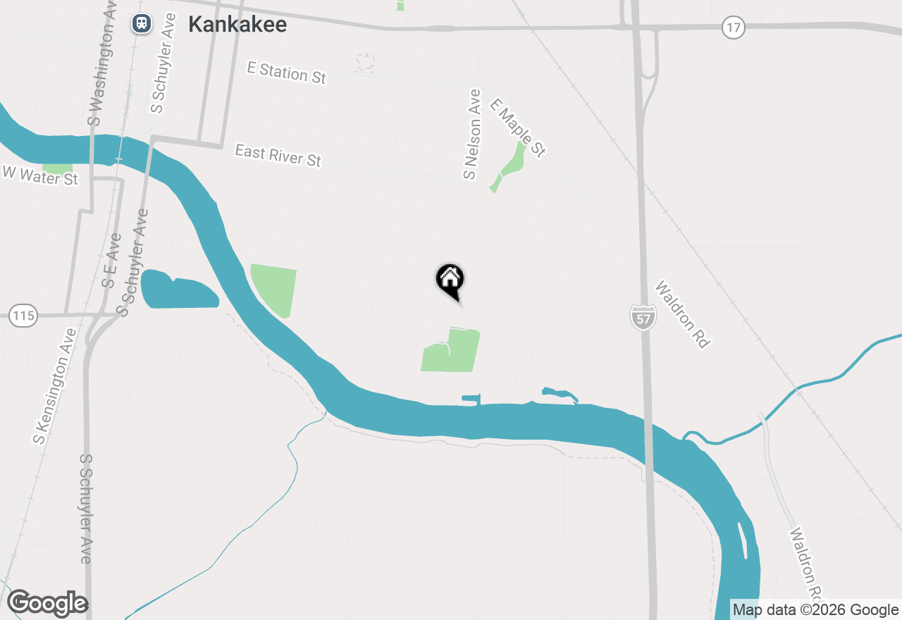 Map of 1050 S Nelson Avenue #4, Kankakee, IL 60901