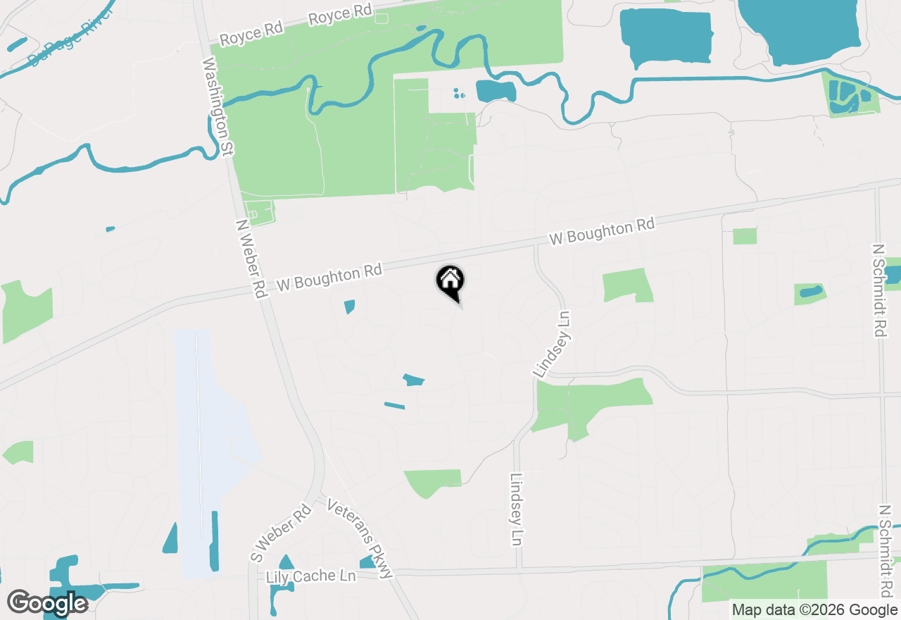 Map of 1090 Crestwood Lane, Bolingbrook, IL 60440