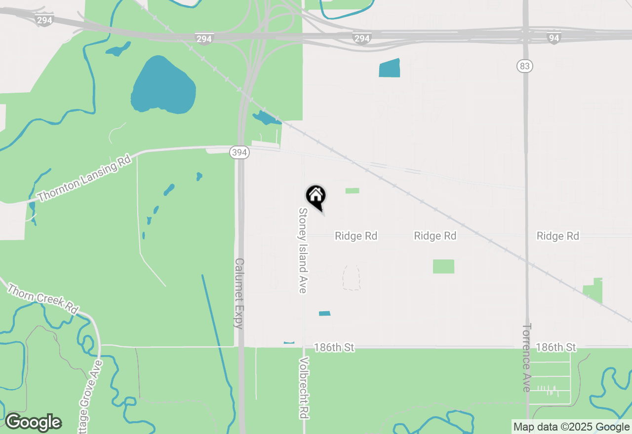 Map of 18133 Brittany Lane, Lansing, IL 60438