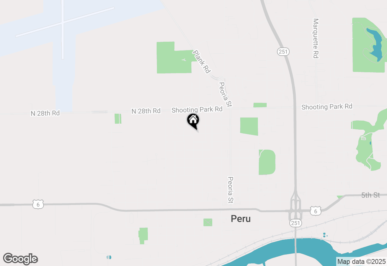 Map of 2135 13th Street, Peru, IL 61354