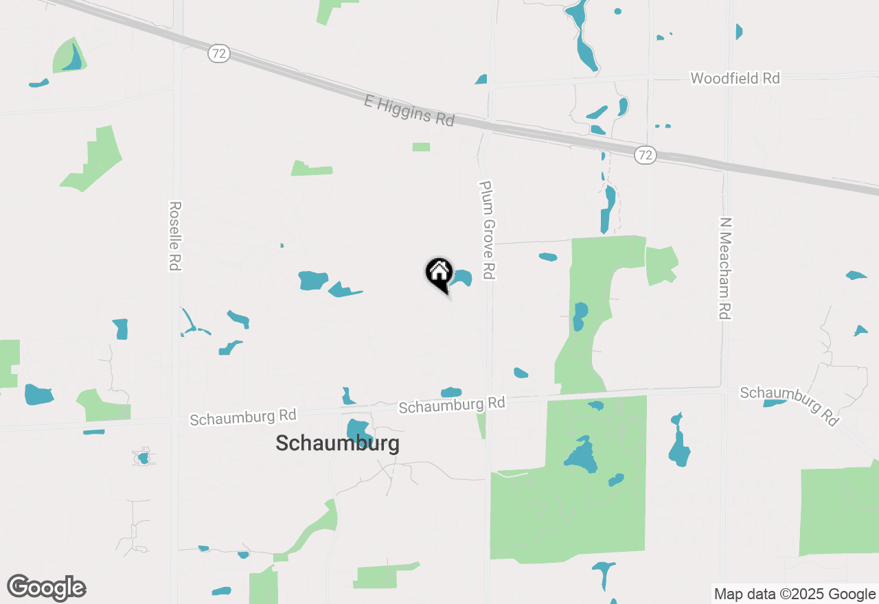 Map of 637 Bridgeview Point, Schaumburg, IL 60194