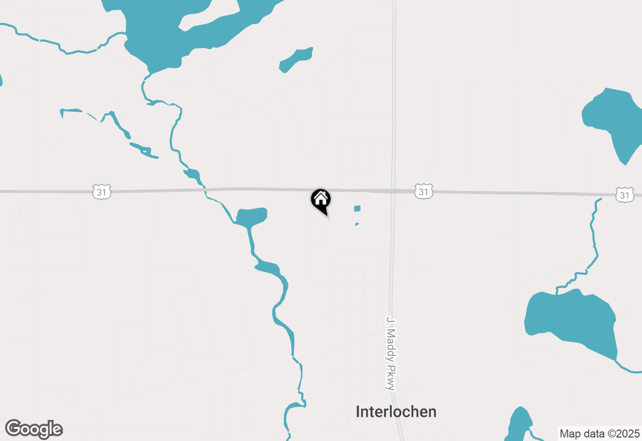 Map of 9846 Deer Track Court #20, Interlochen, MI 49643