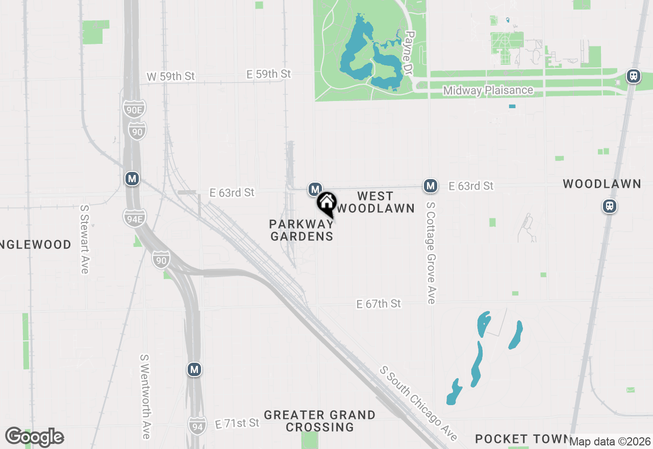 Map of 6404 S Vernon Avenue, Chicago, IL 60637