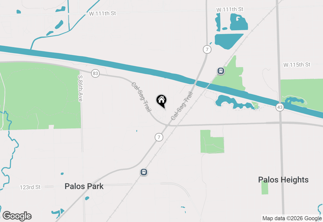 Map of 13 Saint Moritz Drive #201, Palos Park, IL 60464