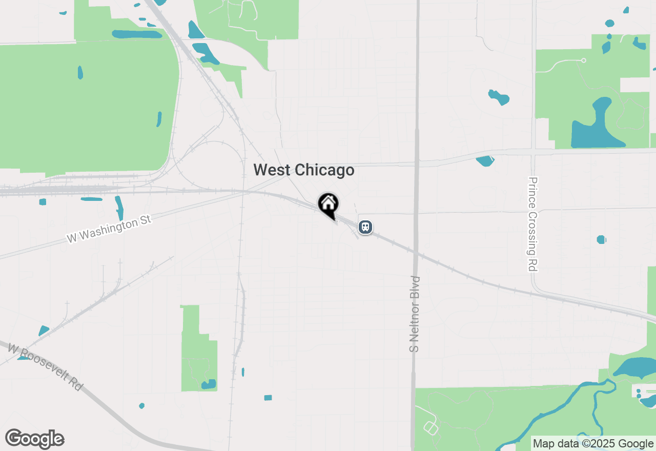Map of 214 Parker Avenue, West Chicago, IL 60185