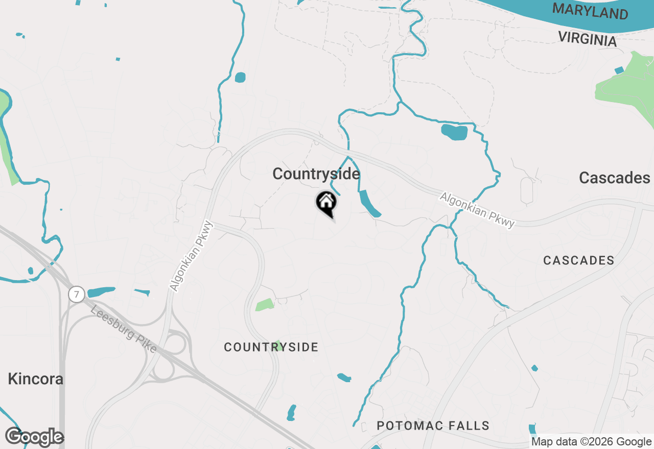 Map of 7 Wickham Court, Sterling, VA 20165