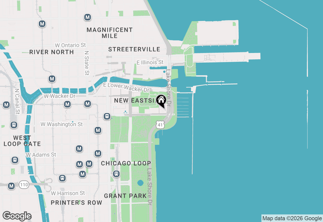 Map of 155 N Harbor Drive #3105, Chicago, IL 60601