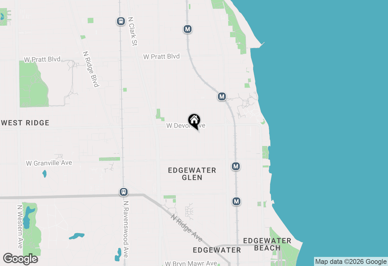 Map of 6331 N Glenwood Avenue #2, Chicago, IL 60660