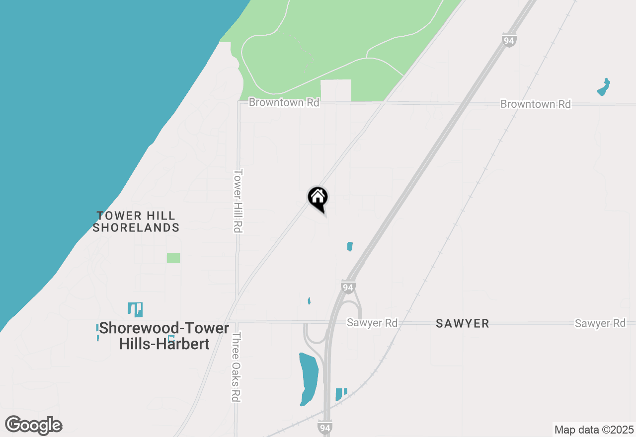 Map of 6227 Elm Drive, Sawyer, MI 49125