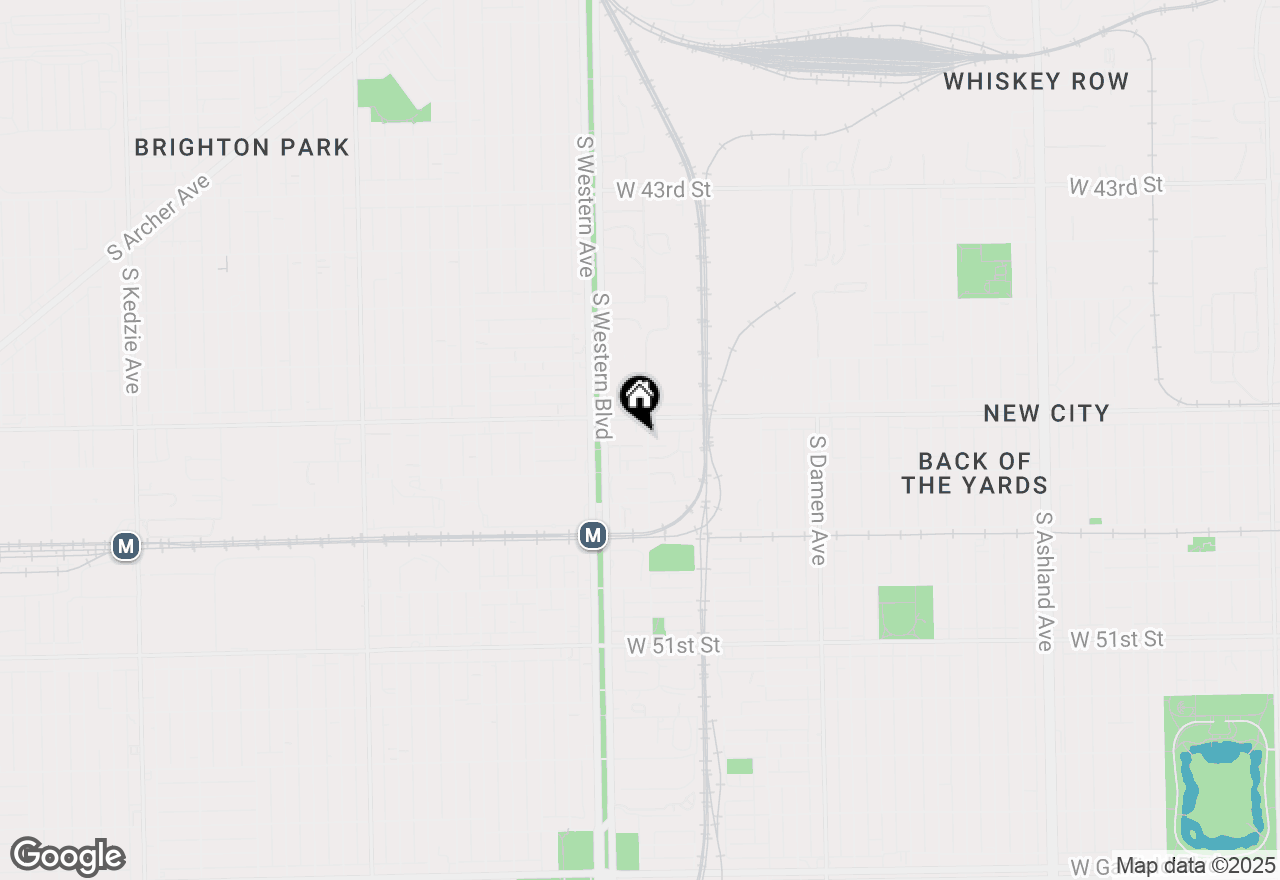 Map of 2304 W 47th Place, Chicago, IL 60609