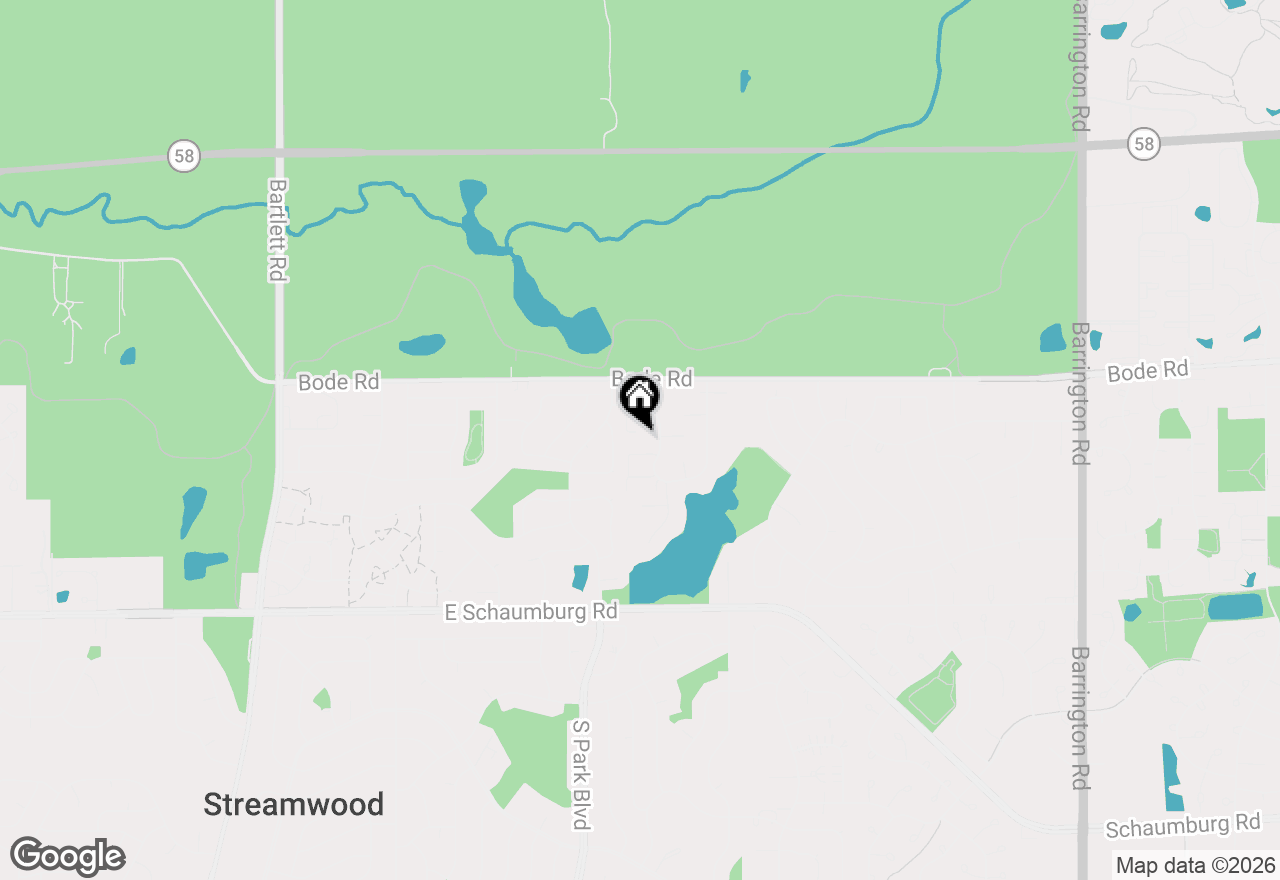 Map of 603 Garden Circle #1, Streamwood, IL 60107