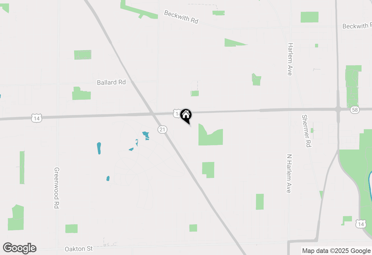 Map of (Address confidential), Niles, Illinois 60714