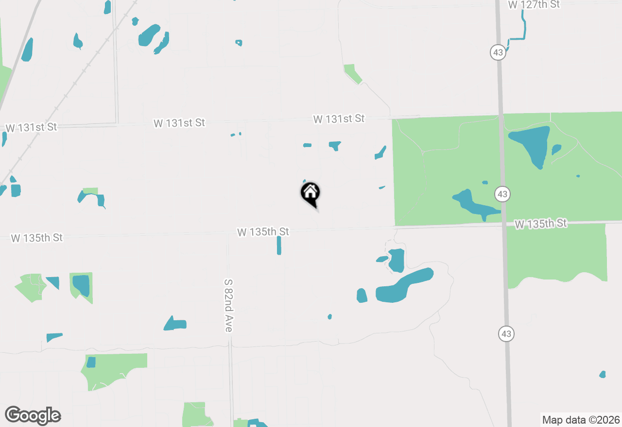 Map of 13485 Turtle Pond Lane #5, Palos Heights, IL 60463